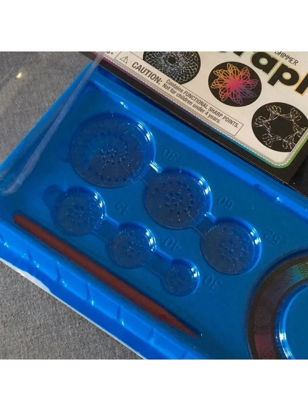 The original Spirograph game scratch & shimmer create amazing art